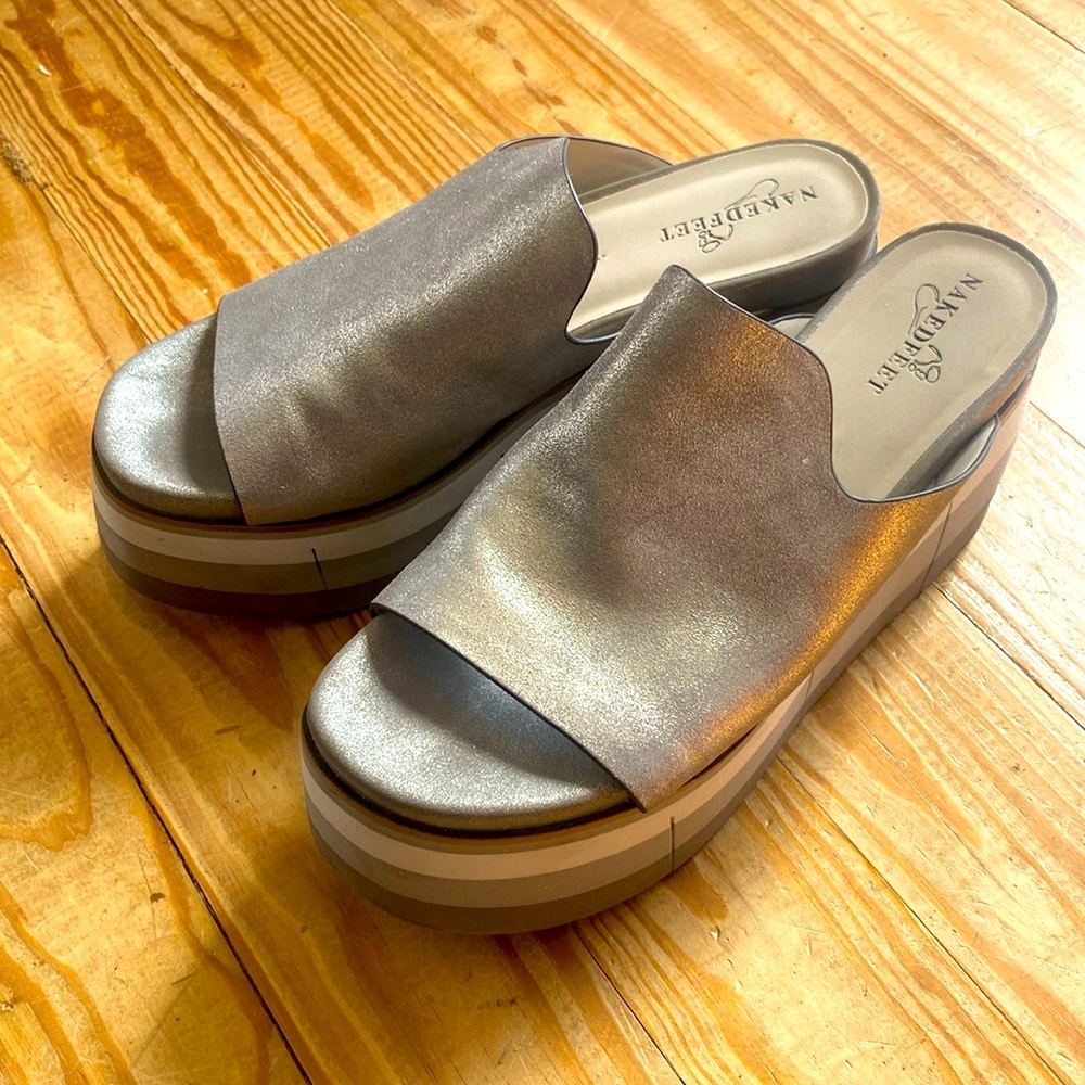EUC Naked Feet Flow platform sandal